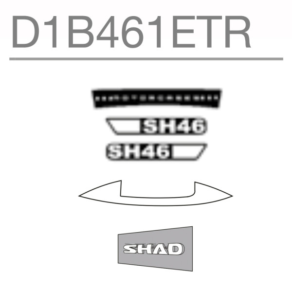 Shad SH46 Replacement Sticker